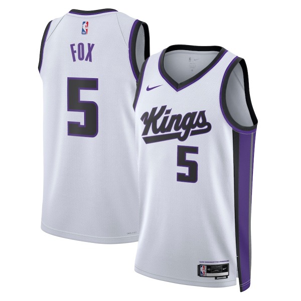 Sacramento Kings Trikot De Aaron Fox Nike 2023-24 Association Edition Weiß Swingman - Herren